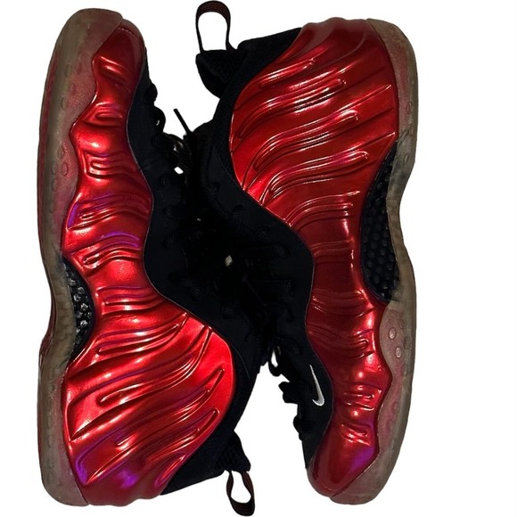AIR FOAMPOSITE ONE 'METALLIC RED' 2017 US MEN SIZE 10 GREAT CONDITION - Picture 1 of 6